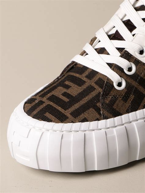 white Fendi sneakers